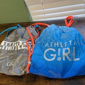 Athleta Girl sling bags Set of 2 Reusable bags Recycling bags